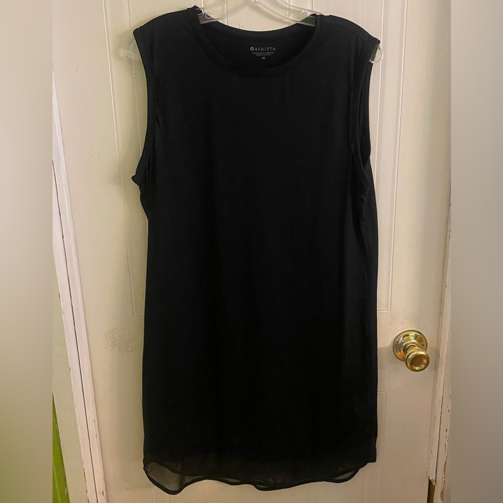 Athleta Black Sleeveless Athletic Dress